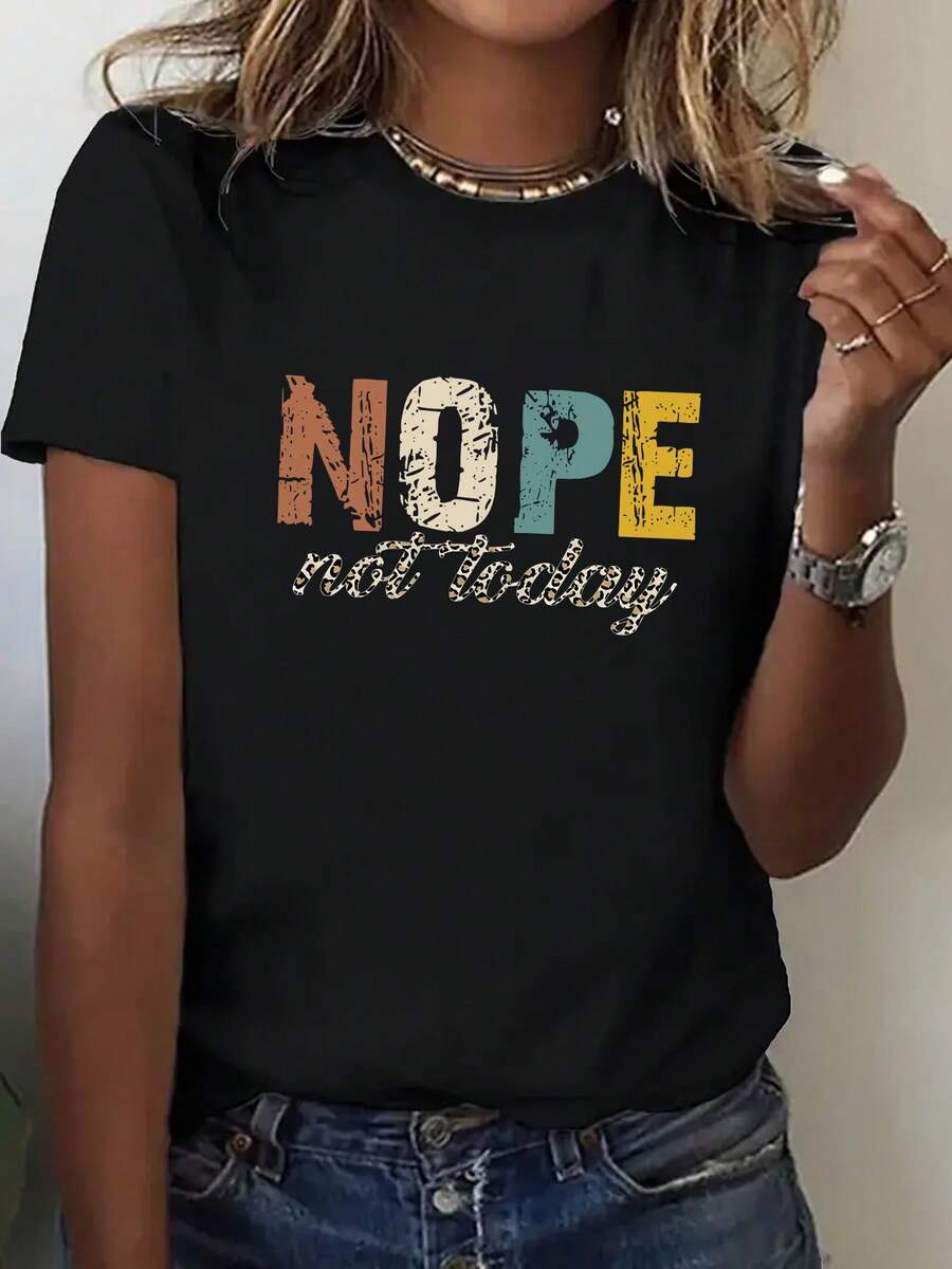 Unisex Short-Sleeved T-Shirt For Women. No Letter Print. Short-Sleeved Crew Neck T-Shirt. Casual Top Suitable For Printing. Spring/Summer Casual Wear. Machine Washable. Not Suitable For Layering & Basic. Men's Sportswear Sets. Women, Romwe Men, Boho Chic, Teachers Gifts, T-Shirt For Curvy Women's Sets, Y2k - 黑色 - 查看 1
