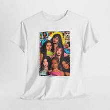 Katseye The Beautiful Chaos Tour Shirt Crewneck Short Sleeve Tops Graphic Tee 2026 Fans Music T-ShirtPlayeras De Mujer Algodon Blusas Frescas Para El Calor Blusas Dama Playeras Mujer Blusa Blanca Playeras Basicas De Mujer Blusas Oversize Para Dama  Y2k Mujer Verano Camisetas De Mujer Algodón Playeras Para Mujer Envio Nacional - Blanco - Ver 8