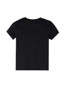 Puma ESS METALLIC No.1 Logo Tee W 女款T恤，休闲舒适简约户外运动短袖 - 694455-01 - 查看 4