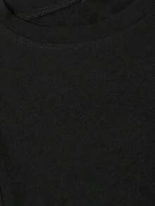 Camiseta de mujer para primavera y verano - Negro - View 3