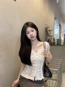 Women Tops - White - View 2