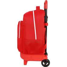 | Large Rolling Backpacks Sevilla FC Compact Evolution Removable Washable And Water Resistant, 6" With USB Double Padded Compartment, Hidden Anti-Theft Zipper, Organizer, Red, 6? - Option 6 - View 4