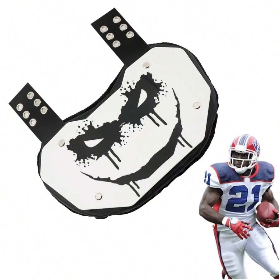1 Piece Of Professional Rugby Back Pads Football Match Training Waist Protection American Football Back Armor Accessories Sports Protection - Multicolor - View 1