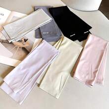 1 Pair Summer Seamless Breathable Ice Silk Arm Sleeves, UV Protection Sleeves, Suitable For Daily Commute, Driving, Unisex - Multicolor - View 3