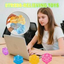 1 Stück 3D Marshmallow Würfel Quetschball Spielzeug, sensorisches Spielzeug zur Stresslinderung, Osterparty Outdoor Spiel Geschenk, Druckball Spielzeug, Weihnachtsstrumpf Füllung, Badezimmer Spielzeug, Zufällige Verpackung - Verschiedenfarbig - Übersicht 6
