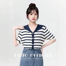Women Cardigans - Blue - View 5