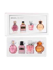 4-Piece Women's Perfume, Floral And Fruity Fragrance Light Perfume Is Refreshing And Pleasant, Suitable For Both Men And Women. It Is Portable For Travel, Leaves A Long-Lasting Fragrance. - 花果香 - 查看 11