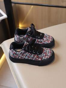 Pantofi sport din material textil confortabili pentru copii 2026, de înaltă calitate, respirabili, cu bot larg, pantofi casual pentru băieți și fete - Negru - Vizualizare 6