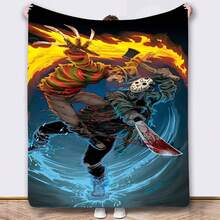 Warner Bros Cross-Border Horror Character Pattern Flannel Blanket Foreign Perverted Murderer Movie Character Blanket - Wx0805035 - View 12