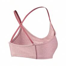 Puma Áo lót thể thao ôm sát dành cho nữ, thích hợp cho mùa xuân/hè. - Hồng xám - Xem 2