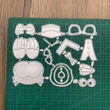 可愛貓頭鷹造型切割模具，適用於DIY手工相簿裝飾、壓花紙藝、卡片製作等多用途 - MC971 - 查看 5