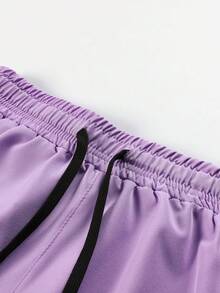 4pcs Women's Lightweight Drawstring Waist Sports Shorts, Summer - Multicolor - View 4