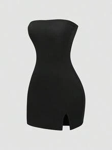 Vestido de 3 piezas ajustado tipo body para mujer, perfecto para atuendos de Año Nuevo - Multicolor 4 - Ver 5