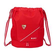 Sevilla FC Water-Resistant Sports Bag, School Gym Bag With Drawstrings, Interior Pocket With Zipper, Bottom Compartment With Double Opening - Option 3 - View 1