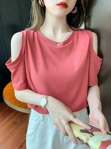 Women Tops - Pink - View 1