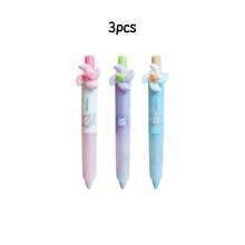 3/6/12pcs Windmill Spinning Gel Pen, Cute Style, 0.5mm Fine Nib, Black Ink, Retractable Click Design Perfect For Homework And Exam Practice - Gel Pen - View 8