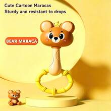 Cute Animal Rattle Toy, Tiger, Panda & Bear Shaped Handheld Shaker, Easy-Grip Interactive Play Toy, Perfect Birthday, Christmas & Holiday Gift - Multicolor - View 9
