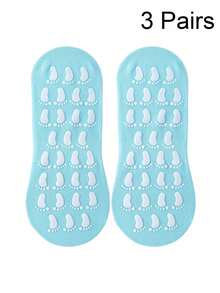 Non-Slip Gel Invisible Socks, Indoor Home Socks, Early Education Parent-Child Socks, Lightweight Trampoline Yoga Socks, Ultra Non-Slip Polyester Fiber Material, High Elasticity Compression Socks, Reusable, Suitable For Indoor Floors, All Seasons - Multicolor - View 27