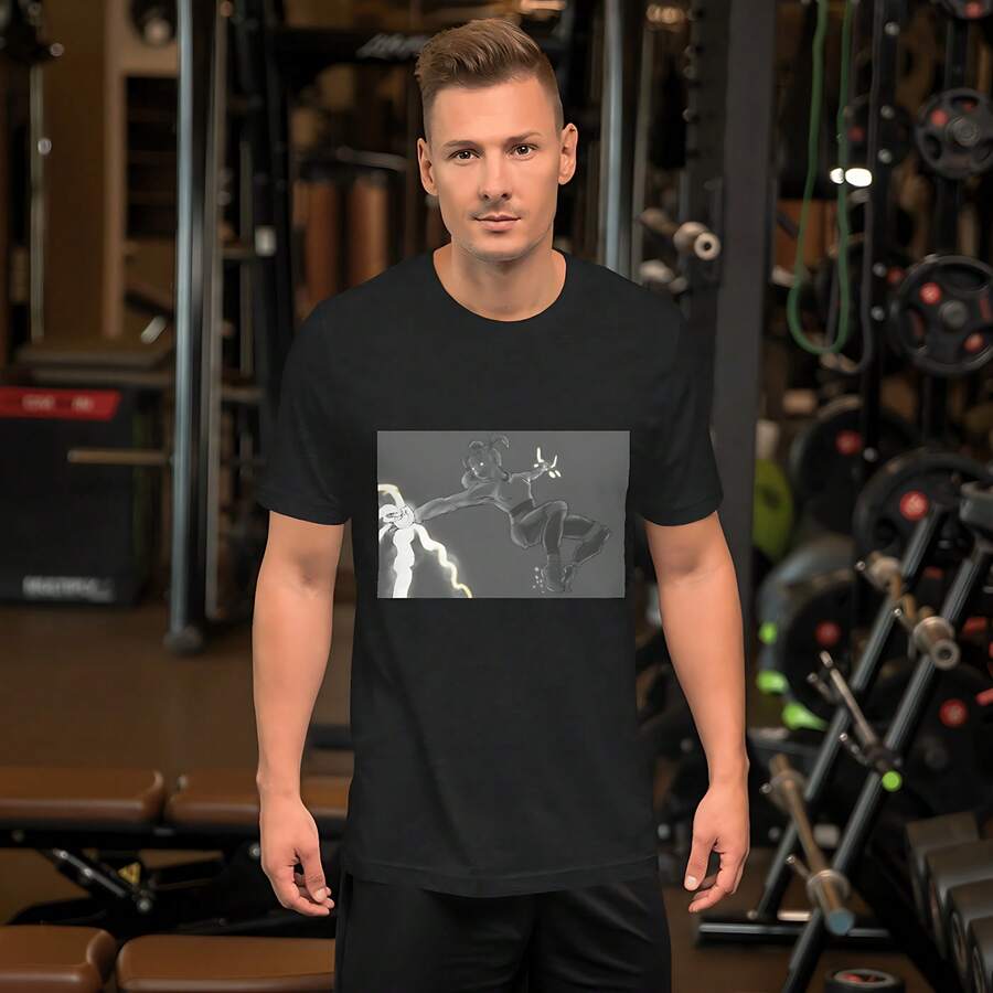 Unisex T-Shirt_ Faylin - Destined Prodigy - Black - View 1