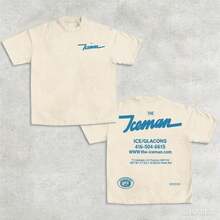 Camisetas Premium Casuales Unisex Lindas 2026 Nuevo Verano THE ICEMAN Drake Camiseta Vintage Unisex Rap Regalo para Fans de la Música Para Él y Ella Y2K Camiseta Gráfica para Mujer y Hombre Manga Corta Cuello Redondo para Conciertos de Verano Uso Diario Casual Camiseta de Algodón Puro - Albaricoque - Ver 6