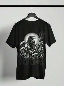 1 Piece Persephone T-Shirt Greek Mythology T-Shirt Persephone And Hades T-Shirt Poet T-Shirt Dark Academia Style 180g 100% Cotton - 黑色 5 - 查看 1