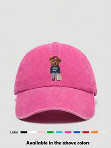 1 Stück Unisex bedrucktes, verwaschenes Baseball Kappe im Vintage-Stil, atmungsaktiv, Sonnenhut für Sport, geeignet für tägliche Ausflüge, Angeln, Outdoor-Reisen - Verschiedenfarbig - Übersicht 9