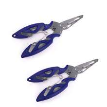 2pcs Multi-Functional Fishing Pliers, Hook Remover, Line Cutter, Fish Gripper, Split Ring Opener, Heavy Duty Scissors, PE Line Cutter, Non-Slip Handle, Saltwater Fishing Tackle - Lure Pliers - View 15