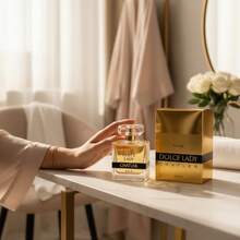 EverlyX Dolce Lady Gold Chatler Apă de Parfum 100ml pentru Femei - Un Parfum Elegant și Sofisticat cu Note Florale și Fructate, Învăluit în Atuuri Aurii Luxoase - Ideal Pentru a-ți Sublinia Feminitatea în Orice Ocazie - ✅ Livrare în Spania în 24/48 de Ore - 100 ml - Vizualizare 3