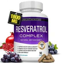 Resveratrol Supplement 1800mg Natural Antioxidant, Free Shipping, For Men, For Women, Quick Ship Items - No Flavor - View 6