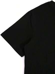 ropa de mujer 100% Algodón, Top Blanco para Mujer, Camiseta Blanca de Corte Holgado - Estampado de Margaritas Festivas, Top de Baño de Manga Corta con Cuello Redondo, Estilo Casual de Verano, Tela Ligera y Transpirable, Adecuado para Fiestas y Uso Diario (Primavera y Otoño) - Diseño Divertido "Save Water Drink Margs" 2026 - Conjuntos de Verano para Mujer, Camisetas Y2k para Mujer - Negro - Ver 4