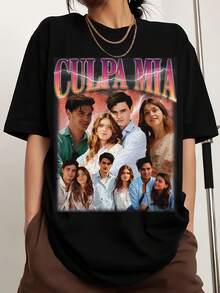 Camisetas femininas - Preto - Ver 6