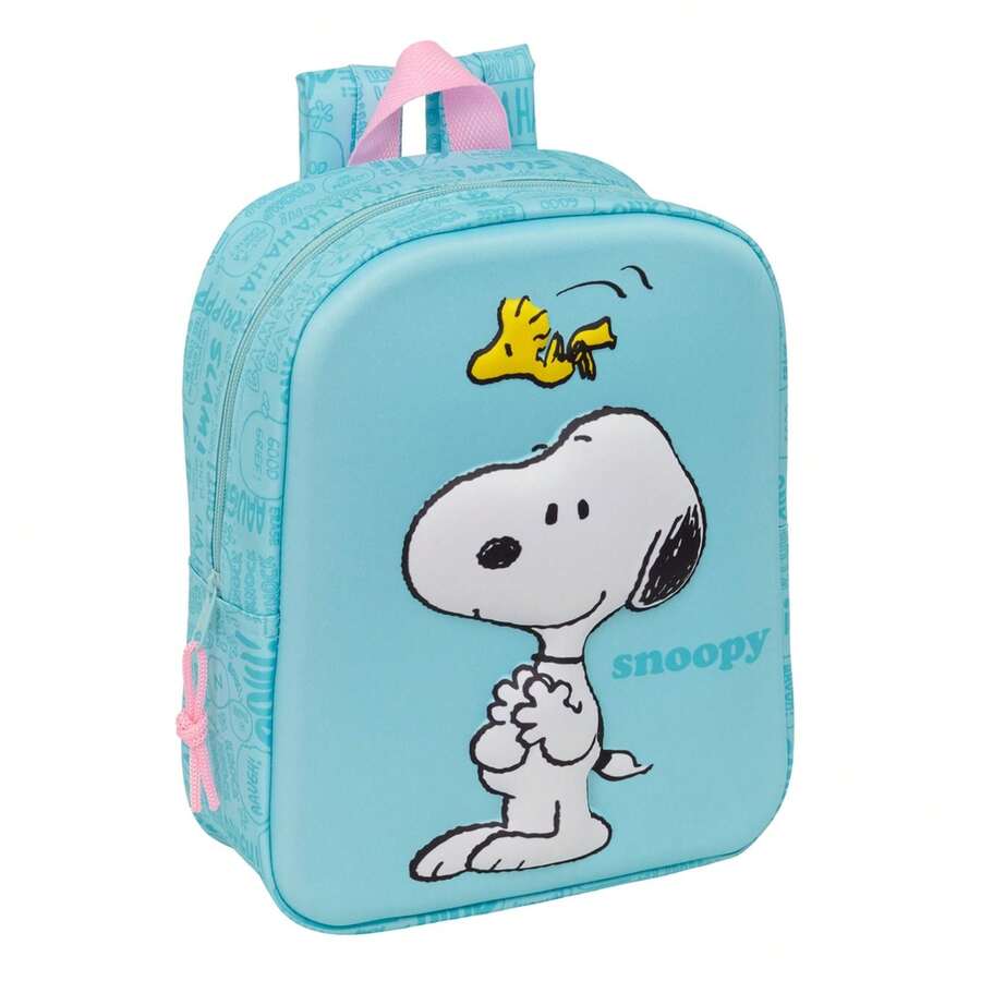 Safta SNOOPY 大型輕便進化版書包,帶可拆卸可清洗輪子,兒童返校背包,符合人體工學的加厚肩帶,大容量前置口袋和水壺袋 - 免費送貨 ✅ 西班牙大陸地區 24/48 小時送達 - 選項 6 - 查看 1