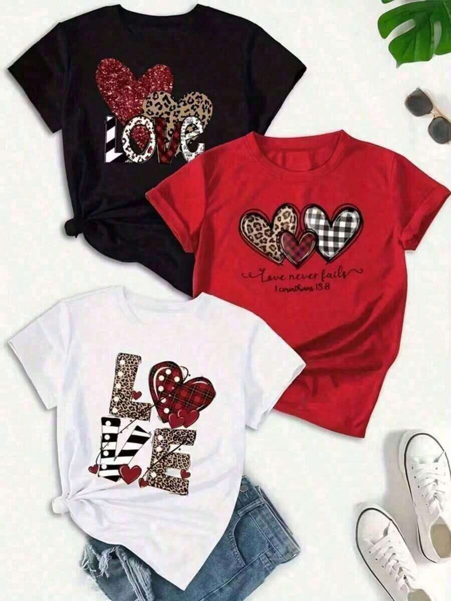 This 3-Piece Unisex Short-Sleeve Crew Neck T-Shirt Set, Designed By Y2K Artists In The Bababask Style, Is Made From 100% Pure Cotton. Casual And Versatile, They're Suitable For Streetwear, Everyday Wear, Camping, Concerts, Hip-Hop, Rock, And Rap Events, And Feature Celebrity-Inspired Designs. Ideal For Festivals, Fall, And Year-Round Wear. - 白色 - 查看 1
