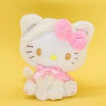 SANRIO 1个三丽鸥治愈系小猫系列毛绒挂件 | 美乐蒂、酷洛米、肉桂狗、Hello Kitty 猫咪服装玩偶 | 日系卡通可爱毛绒挂件 | 1个包包装饰车挂件节日礼物 - 彩色 - 查看 14