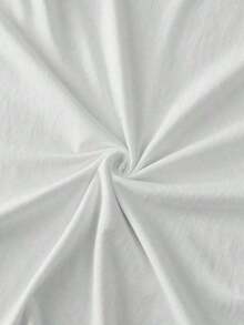 Camiseta de manga corta de algodón puro para mujer, estilo casual de verano, corte oversize, con estampado de aguacate y taza de té, cuello redondo, EFG0. - Blanco - Ver 5