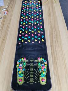35cm X 175cm Foot Massage Mat, Plastic Reflexology Mat For Party, Home Use, Fatigue Relief, Special Foot Functions, Suitable For Sedentary Lifestyles, Students, Office Workers, Holiday Gatherings (Random Style) - Multicolor - View 17