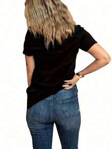 Women's T-Shirts - Black - View 2