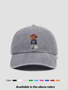 1 Stück Unisex bedrucktes, verwaschenes Baseball Kappe im Vintage-Stil, atmungsaktiv, Sonnenhut für Sport, geeignet für tägliche Ausflüge, Angeln, Outdoor-Reisen - Verschiedenfarbig - Übersicht 19