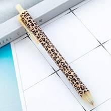 1 Or 3pcs 2026 New Leopard Print Ballpoint Pen Set, Featuring Pressure-Activated Design. Fun And Simple Printed Ballpoint Pens, Ideal For Journaling And Gift-Giving. Perfect For Weddings And Valentine's Day. Available In 5 Colors (New Light Brown Leopard, New Dark Brown Leopard) - Multiple Styles - View 22