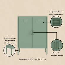 Accent Cabinet In Sage Green - Sage Green1 - View 4