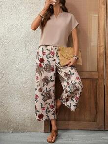 Faunlyn Conjunto de dos piezas de mujer para uso diario - Multicolor - Ver 5