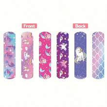 12/24/30/42/54pcs Cartoon Unicorn Rainbow Pattern Band Aids, Soft Adhesive Band Aids Suitable For Scratches, Scratches, And Minor Wounds, Suitable For Outdoor And Home Necessities, Suitable For Protecting Scratches And Scratches - View 10