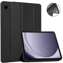 TIANYIMING Ốp bảo vệ máy tính bảng gập ba, tương thích với Samsung Galaxy A9, A9+, A8, S6, S7, S8, S9, S9FE, S10 Plus và các dòng máy 10.2/10/11 Gen A16/Air11(M2)/Pro11(M4) 2024/ Air 11-Inch (M3) 2025/ (A16) 11-Inch thế hệ thứ 11 năm 2025, cũng tương thích với các dòng máy tính bảng Galaxy Tab Series, MatePad Series, Honor Pad Series, Pad Series, Tab Series, Xiaoxin Tab Series, IdeaTab Series - màu đen - Xem 2