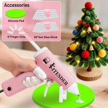 (Pink)Wired Glue Gun