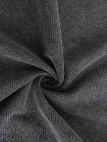 2026THEEARTHHISGLORYPatternRetroWashableHigh QualityCottonDouble-Sided PrintingTShirtMen'sTShirtOld ModelSummerClothingDrop ShoulderSleeveRound NeckTo - Black - View 4