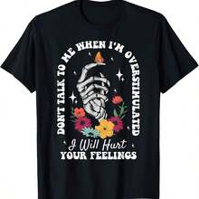 No me asustes, me quedo en cuadrillas fácilmente, meme divertido y vergonzoso, camiseta para adultos - Negro 10 - Ver 7
