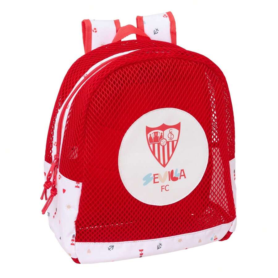 Sevilla FC حقيبة ظهر مضادة للرمال يونيسكس نادي إشبيلية، حقيبة ظهر للشاطئ مع شبكة تهوية، حجرة سعة كبيرة، سحاب مزدوج، أشرطة مبطنة، مقاس واحد، للشاطئ والمسبح - متعدد الألوان - مشاهدة 1