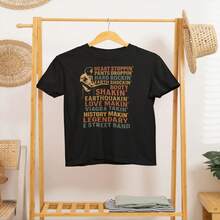 Vintage Bruce Springsteen T-Shirt - Retro E Street Band Concert Merch Classic Rock Tee - 100% Cotton Unisex T-Shirt - Premium Casual Comfortable Fit - 黑色 - 查看 1