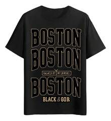 Boston T-Shirts Graphic Design Vintage Style - White - View 6