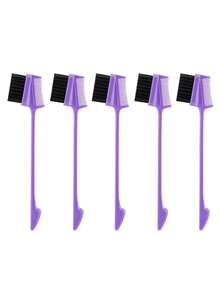 2pcs Edge Control Brushes, Suitable For Hair Edge And Eyebrow Styling In Women,Special For Real Hair Wigs - Multicolor - View 11